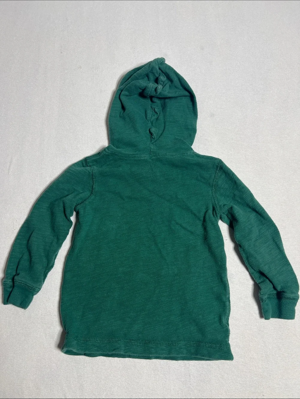 Carter's Green Hooded Pullover Sweatshirt for Kids w/ dinosaur hood